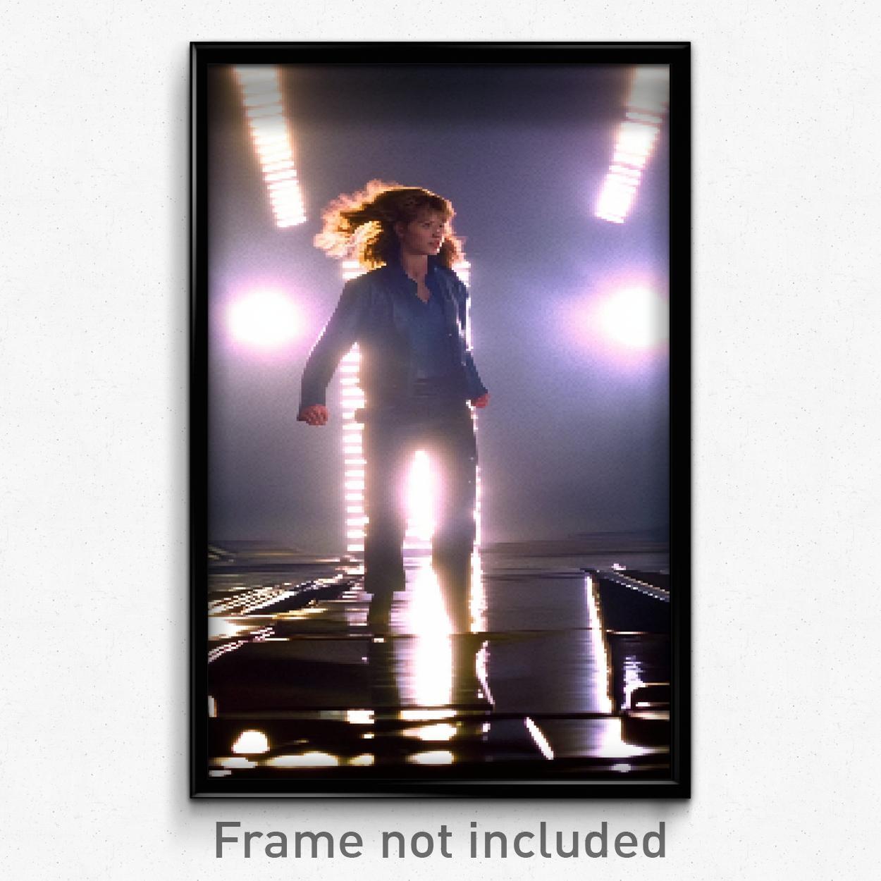 8-Bit Psychedelic Trippy Pixel Art Glossy State Poster