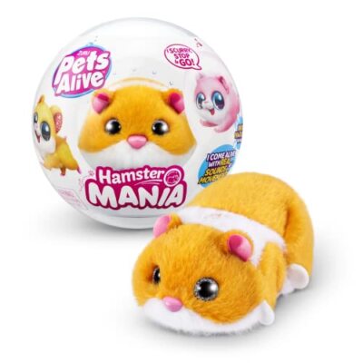 Neu Zuru Haustiere Alive Hamstermania Orange Hamster Elektronische Haustier