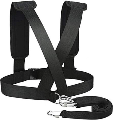 Sled Harness Tire Pulling Harness Pull Strap with Reinforced Lock, Can Pull u...