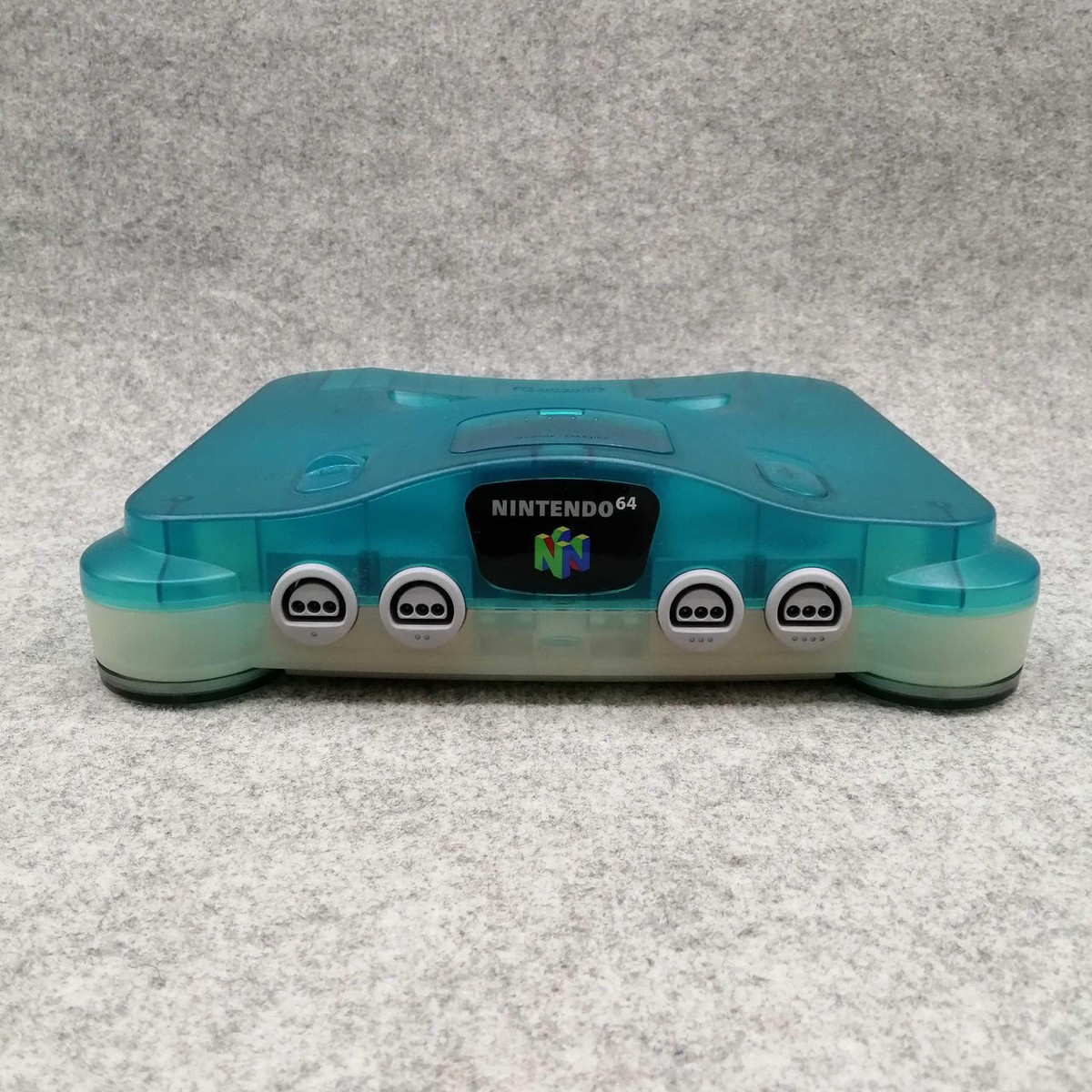 Nintendo 64 Clear Blue Console NUS-001 With In Box Japan Nintendo 64 Clear Blue Console NUS-001 With In Box Japan