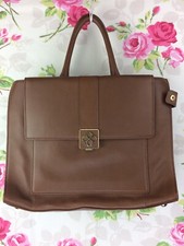 Bailey & Quinn Caramel Tan Satchel Handbag Large Size Excellent Condition