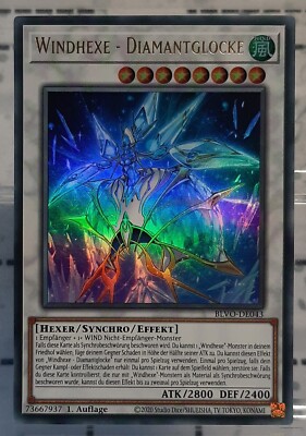 YuGiOh - Windhexe - Diamantglocke - UR - BLVO-DE043 - Blazing Vortex - DE/NM