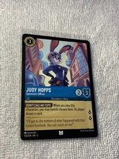 X1 - Judy Hop, Optimistic Officer - #152 - Uncommon - Lorcana Disney Card