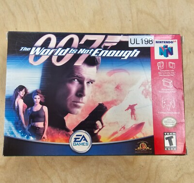 007 the World is Not Enough Nintendo 64 N64 Box & Cartridge Only