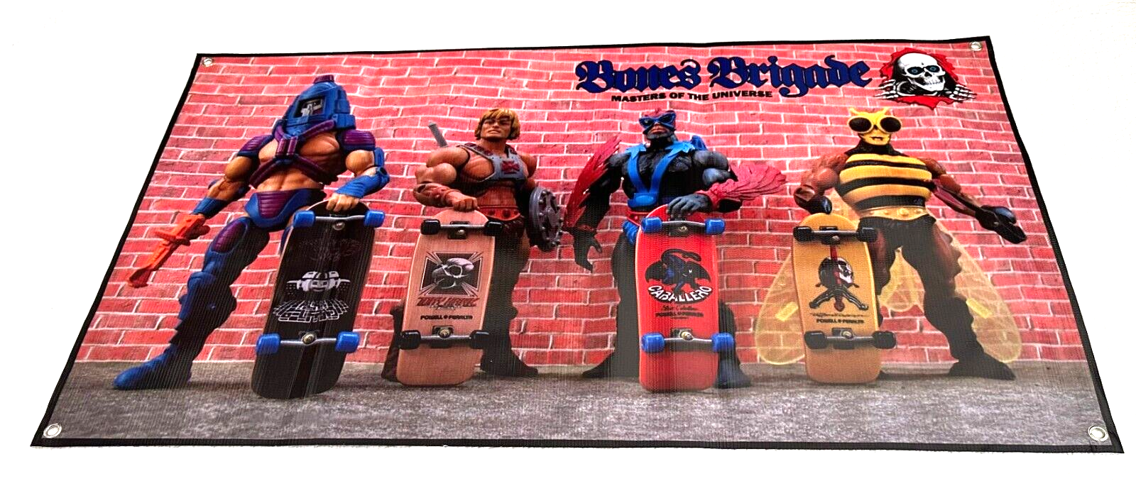 He Man Skateboard Deck Banner Poster Master of the Universe Figure