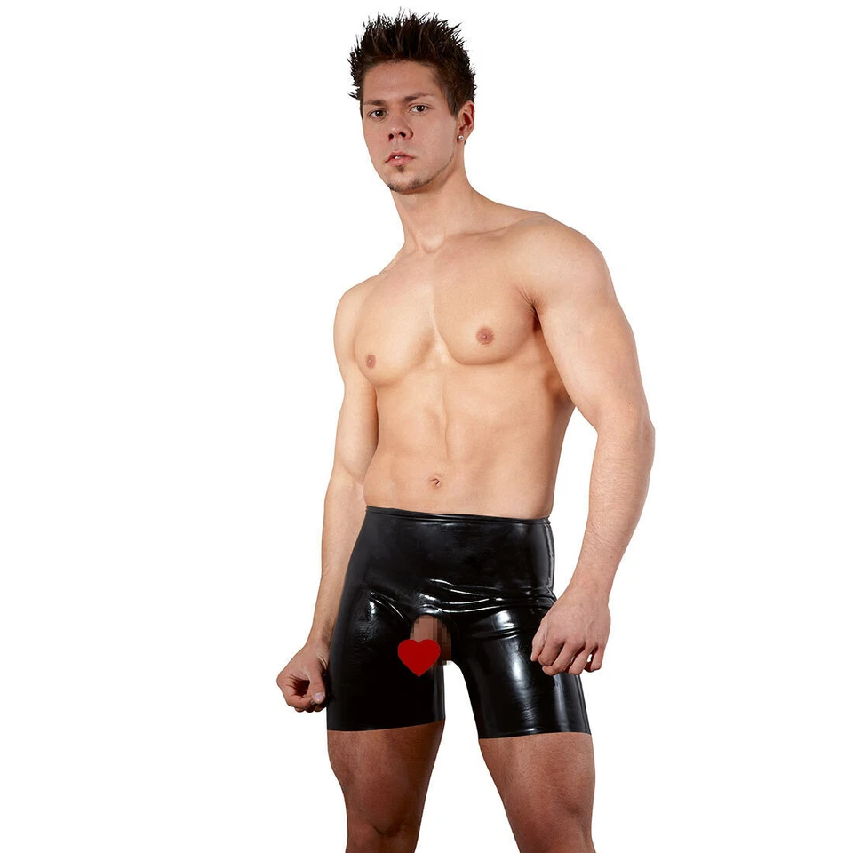 Latex Herren Pants M - 2XL Penis-Hose eng Boxer Gummi-Fetisch Unterhose "Baston" - Bild 3 von 4