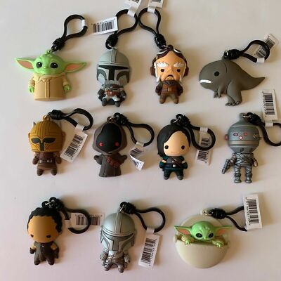 Star Wars The Mandalorian 3D Bag Clip Keychain From Blind Bag Your Choice