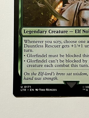 Glorfindel Dauntless Rescuer 171 MTG LOTR Middle Earth 2023 MT - 9.0 + Non Foil | eBay Glorfindel Dauntless Rescuer 171 MTG LOTR Middle Earth 2023 MT - 9.0 + Non Foil | eBay