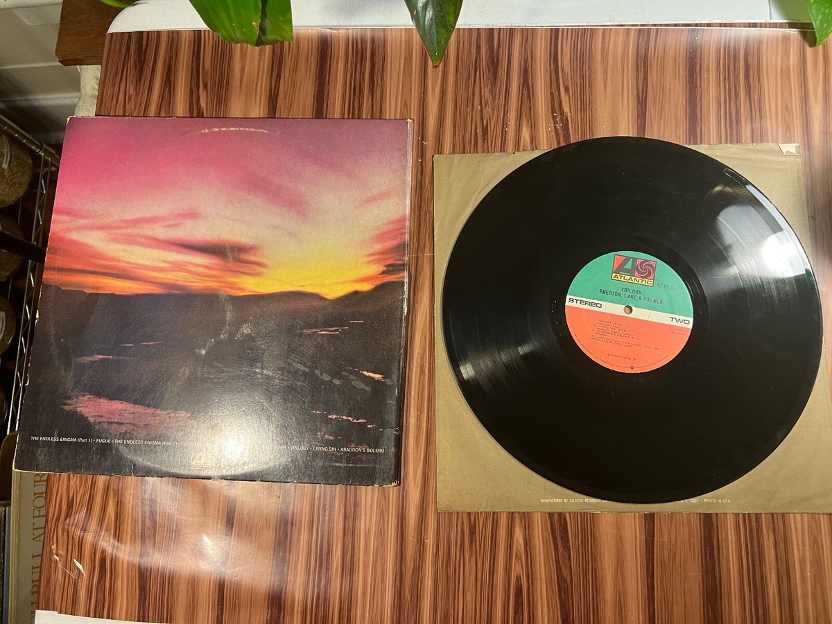 Emerson Lake & Palmer Trilogy LP Vinyl Record 1972 Album Atlantic
