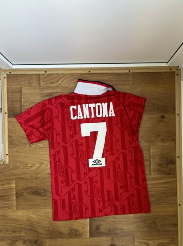 Mancheste United 1994 #7 Erick CANTONA Size M Medium Soccer Jersey Replica