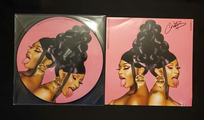 Cardi B レコード / WAP CARDI B WAP SIGNED AUTOGRAPHED CLEAR VINYL SINGLE 12