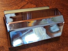 Oe Gm 1969-1970 Chevy Impala Wagon Bumper Filler Latch Cover Oe Gm 1969-1970 Chevy Impala Wagon Bumper Filler Latch Cover