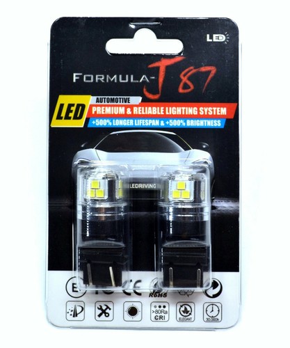 LED 15W 3047 White 6000K Two Bulbs Light Brake Stop Tail Park Replace Upgrade OE - Picture 2 of 12
