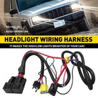 <!--F#f_0-->Car Black Headlight Bulb Light*1 Relay Wiring Harness Socket Plug Wire Kit H4 AU<!--F/-->
