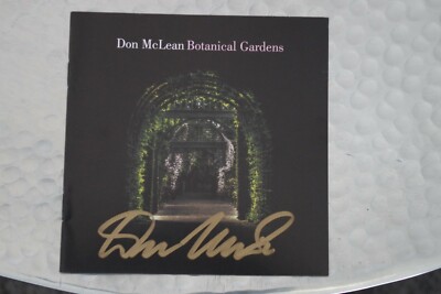 Don McLean - Botanical Gardens, CD Album signed / autograph / signiert