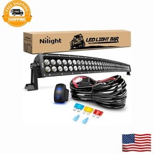 Nilight 42Inch 240W Curved Led Light Bar Spot Flood Combo Led Off Road Lights