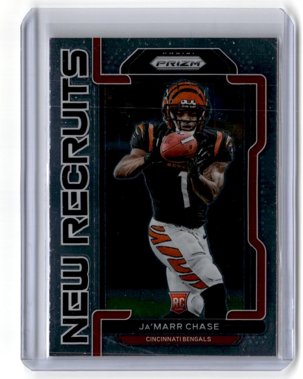 2021 Panini Prizm #NR-7 Ja'Marr Chase New Recruits RC