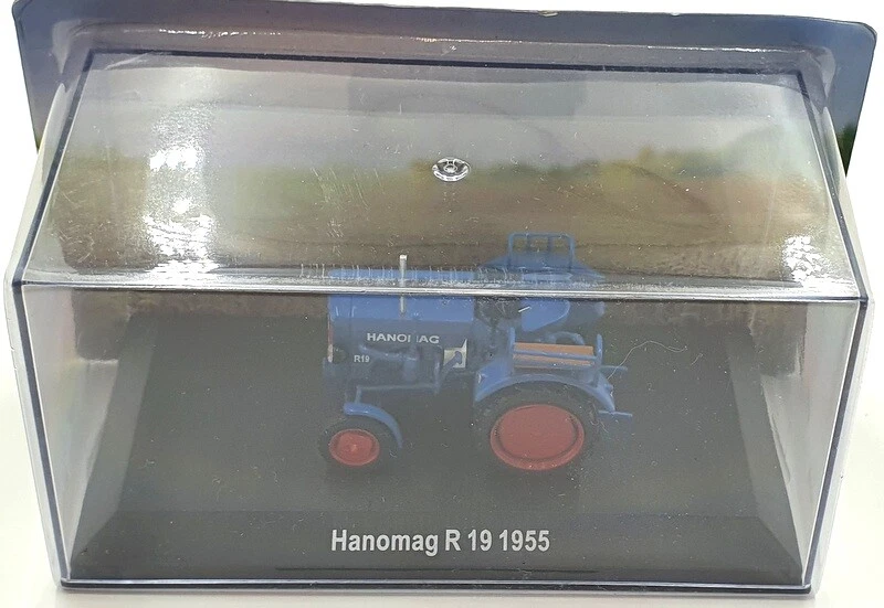 Hachette 1/43 Scale Model Tractor HL21 - 1955 Hanomag R19 - Blue - Image 3 of 4