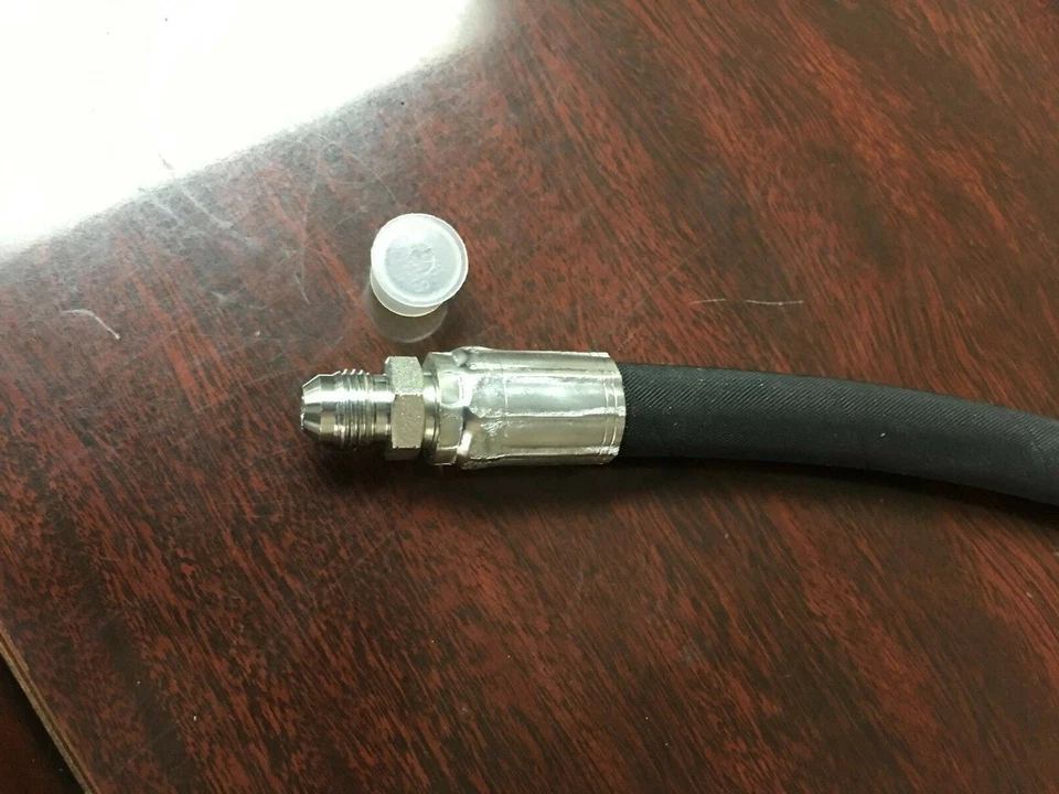 5/8"x 24" 2-Wire 4,000 PSI Hydraulic Hose assembly with 1Female JIC & 1 Male JIC - Image 2 of 3