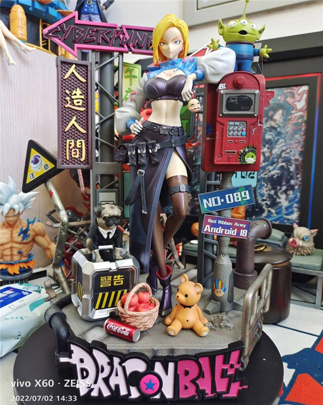 Lamdogフィギュア Android 18 Resin Lazydog studio JPS Dragon Ball Collectibles 33cm