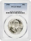 1960  Franklin Half  PCGS MS65
