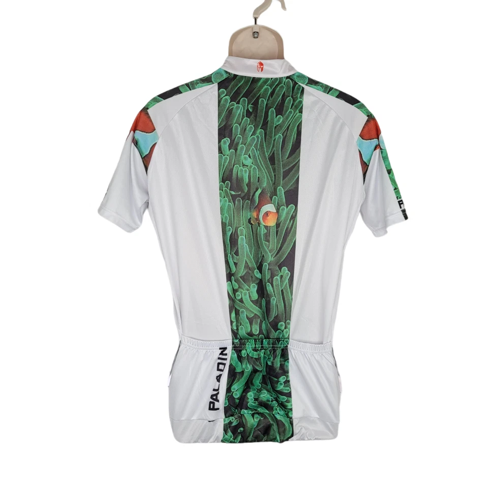 Paladin Men Short Sleeve Cycling Bike Jersey Size Large Clown Fish Sea Coral - Image 2 of 4