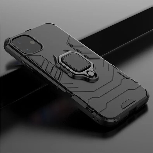 For iPhone 13 Pro Max 12 Case Magnetic Ring Stand Shockproof Back Cover - Picture 5 of 5