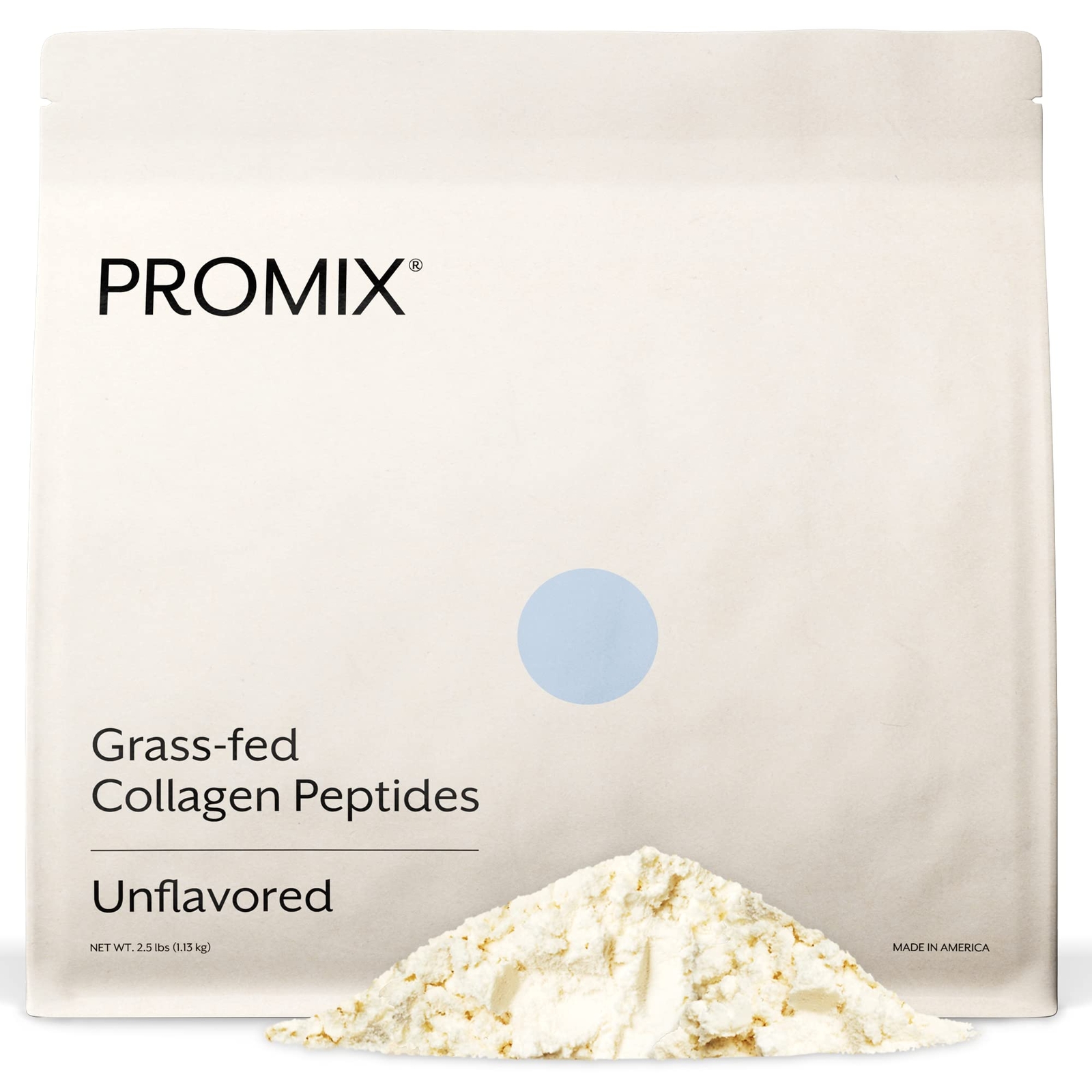 Promix Collagen Peptides, Unflavored, 2.5lb Bulk - Hydrolyzed Collagen Protei...