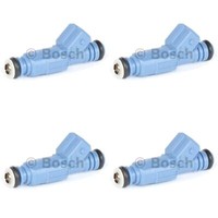 4X Bosch EinspritzdüSe Einspritzventil FüR Opel Astra H L48 2.0 Turbo