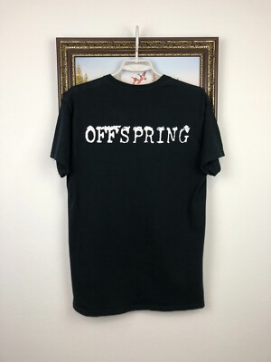 Vintage Offspring Smash Band Shirt Over Print Black Tee Mens Rare