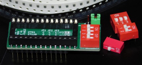 2332 2364 EPROM Adapter to 2764 27128 27256 27512 EEPROM Switchable 27xx 28xx - Picture 1 of 3