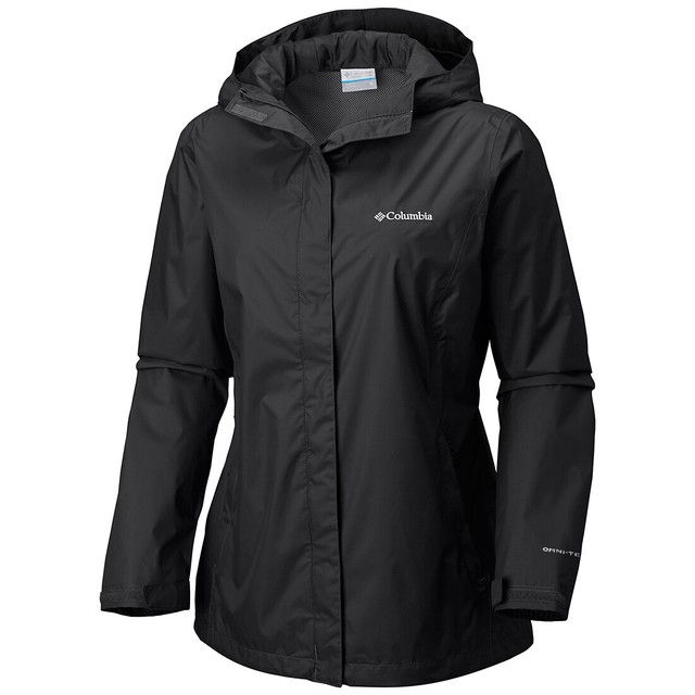 black columbia rain jacket