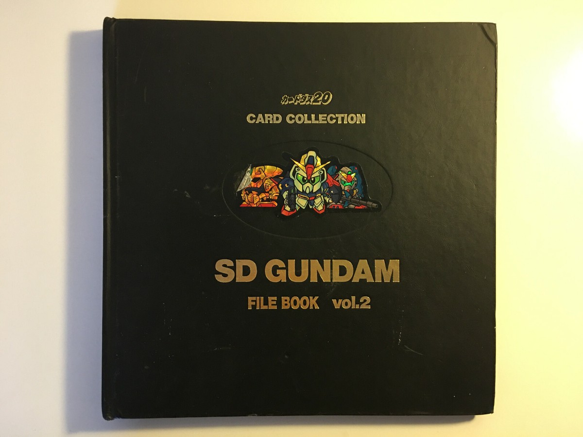 SD GUNDAM FILE BOOK vol. 2 Gundam Carddass File Book Vol 2 SD Binder
