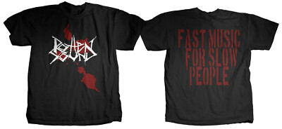 ROTTEN SOUND Fast Music For Slow People Black T-Shirt NEW Small S