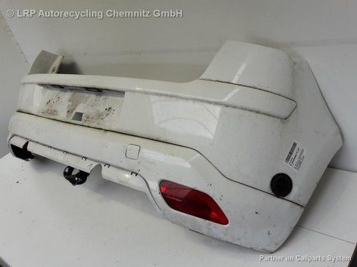 Citroen C4 Coupe BJ 2007 Stoßstange hinten Stoßfänger Weiß - Bild 3 von 4