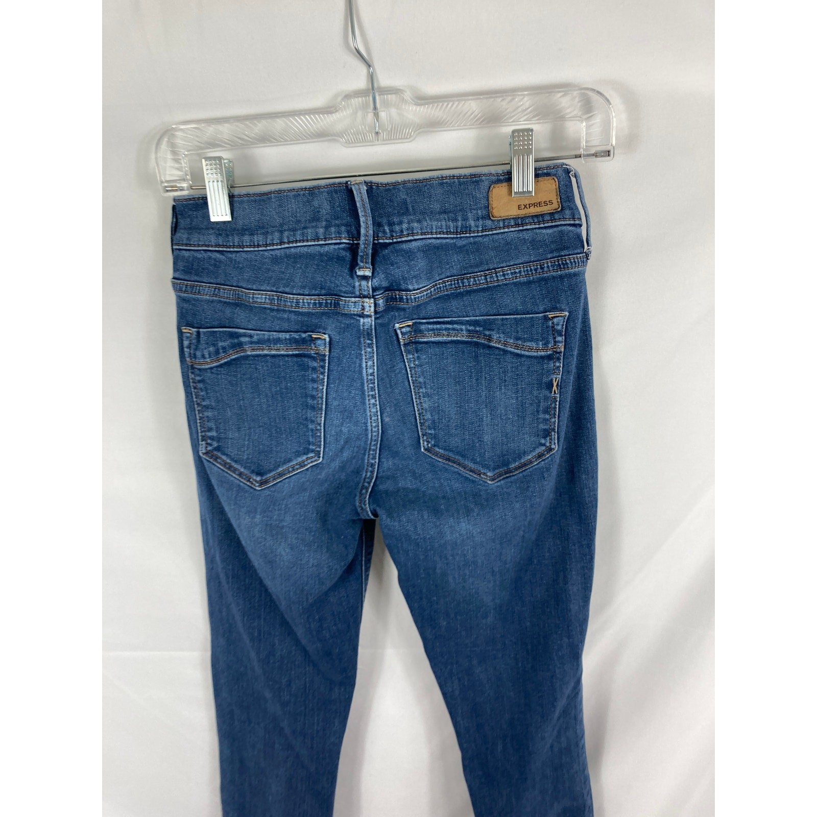 Express Stretch + Performance Cropped Mid Rise Je… - image 5