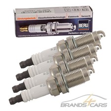 4x BERU ZÜNDKERZE FÜR SEAT CORDOBA IBIZA SKODA FABIA VW GOLF 5 POLO 6R 1.4 1.6