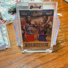 Panini Absolute Team Tandems Isiah Thomas Joe Dumars #16 Pistons Serial Numbere…