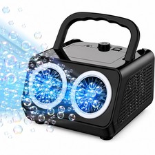 Bubble Machine Dual Fan LED Light Automatic 2...
