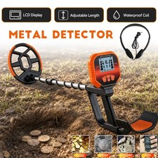Deep Ground Metal Detector For Adults Underwater Beach Yard Waterproof Seeker US