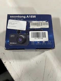 Ssontong A16W 2.5K QHD with 64GB Card Dash Cam Front and Rear Wi Fi Used
