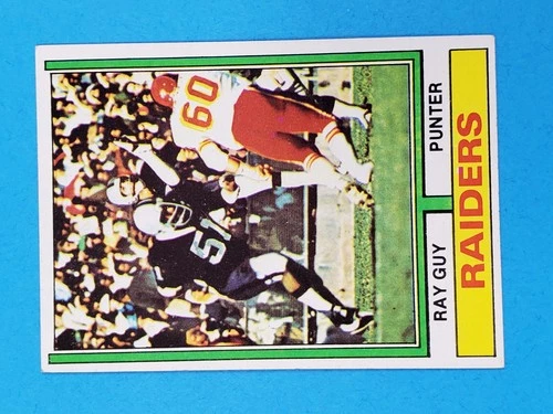 1974 TOPPS FOOTBALL #219 RAY GUY ROOKIE HIGH GRADE EXCELLENT EX EX-MT