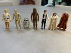 Vintage Star Wars Kenner Figures Bundle 1977–1983 Luke Leia Han Obi-Wan Chewi R2