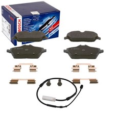 BOSCH BREMSBELÄGE + WARNKONTAKT VORNE passend für BMW 1er E81 E87 E88