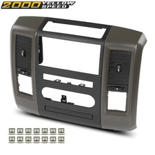 Center Dash Radio Trim Bezel Fit For 2009 2010 2011 2012 Dodge Ram 15002500