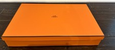Authentic Hermes Empty Orange Box  Hermes 2025  Logo Ribbon Included