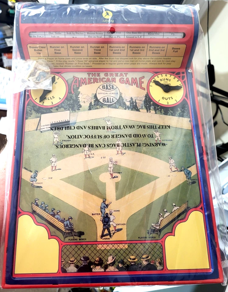 The Great American Game Juego de Béisbol de Lata de Colección Schylling NUEVO Leer Descripción Foto 3 de 4