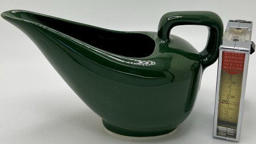 MCM Dark Green Gravy Boat With Square Handle - Picture 6 of 8