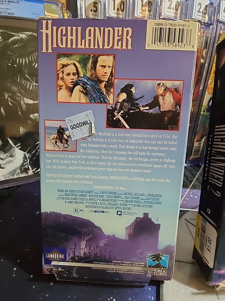 Highlander vhs Bundle 4 Tapes - Image 3 of 4