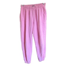 Brandy Melville Rosa Sweatpants Pink Comfortable Cozy Lounge One Size